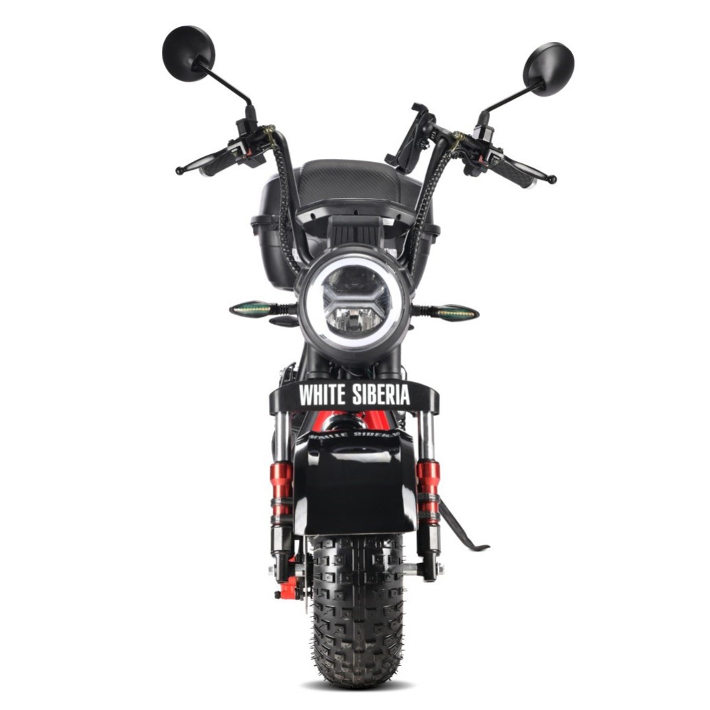 Электроскутер CityCoco WHITE SIBERIA MINI R 2.0 1200W (2022) BLACK 16