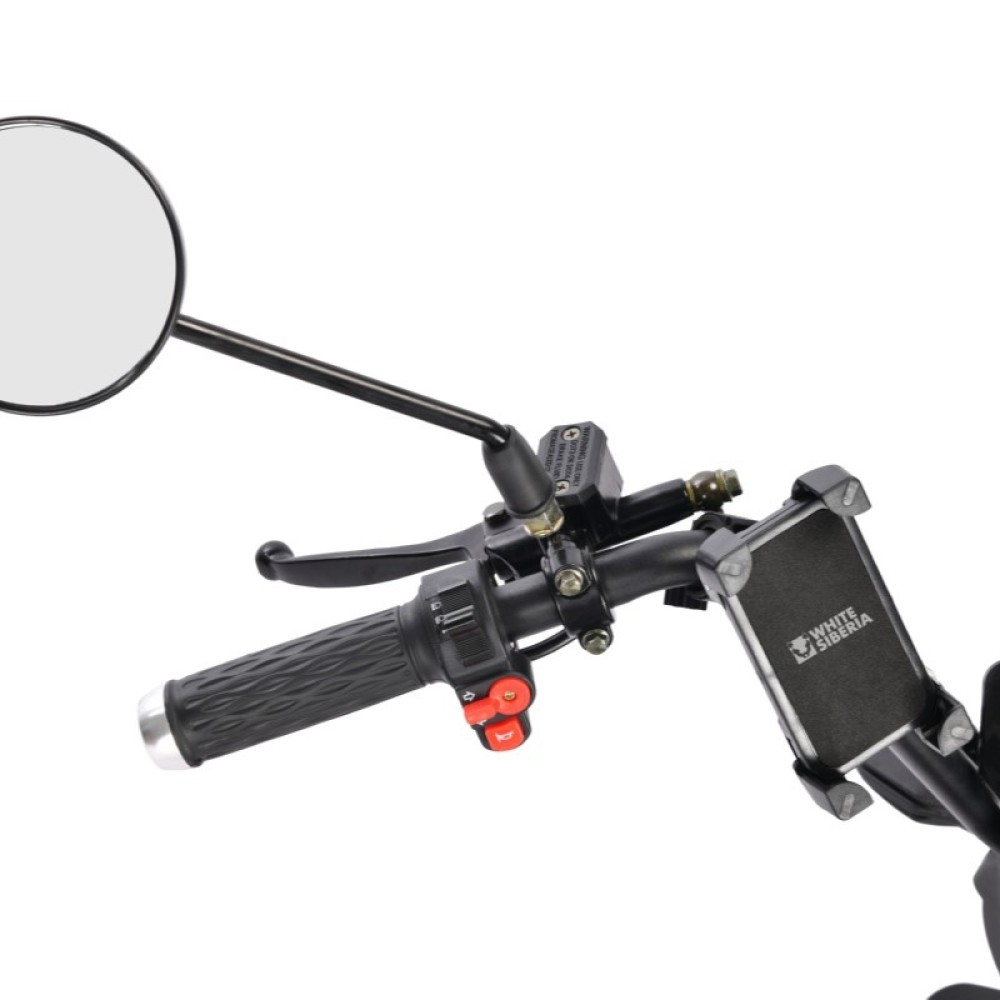 Электроскутер CityCoco WHITE SIBERIA MINI R 2.0 1200W (2022) BLACK 21