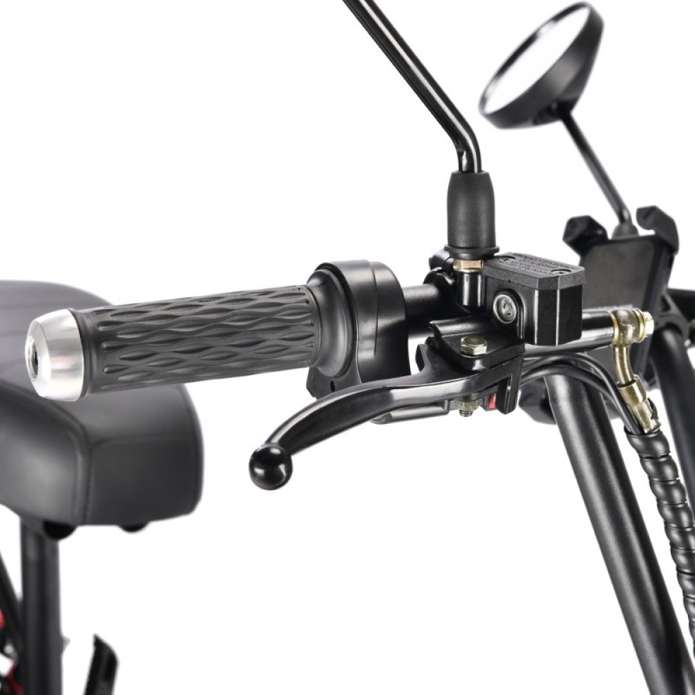 Электроскутер CityCoco WHITE SIBERIA MINI R 2.0 1200W (2022) BLACK 26